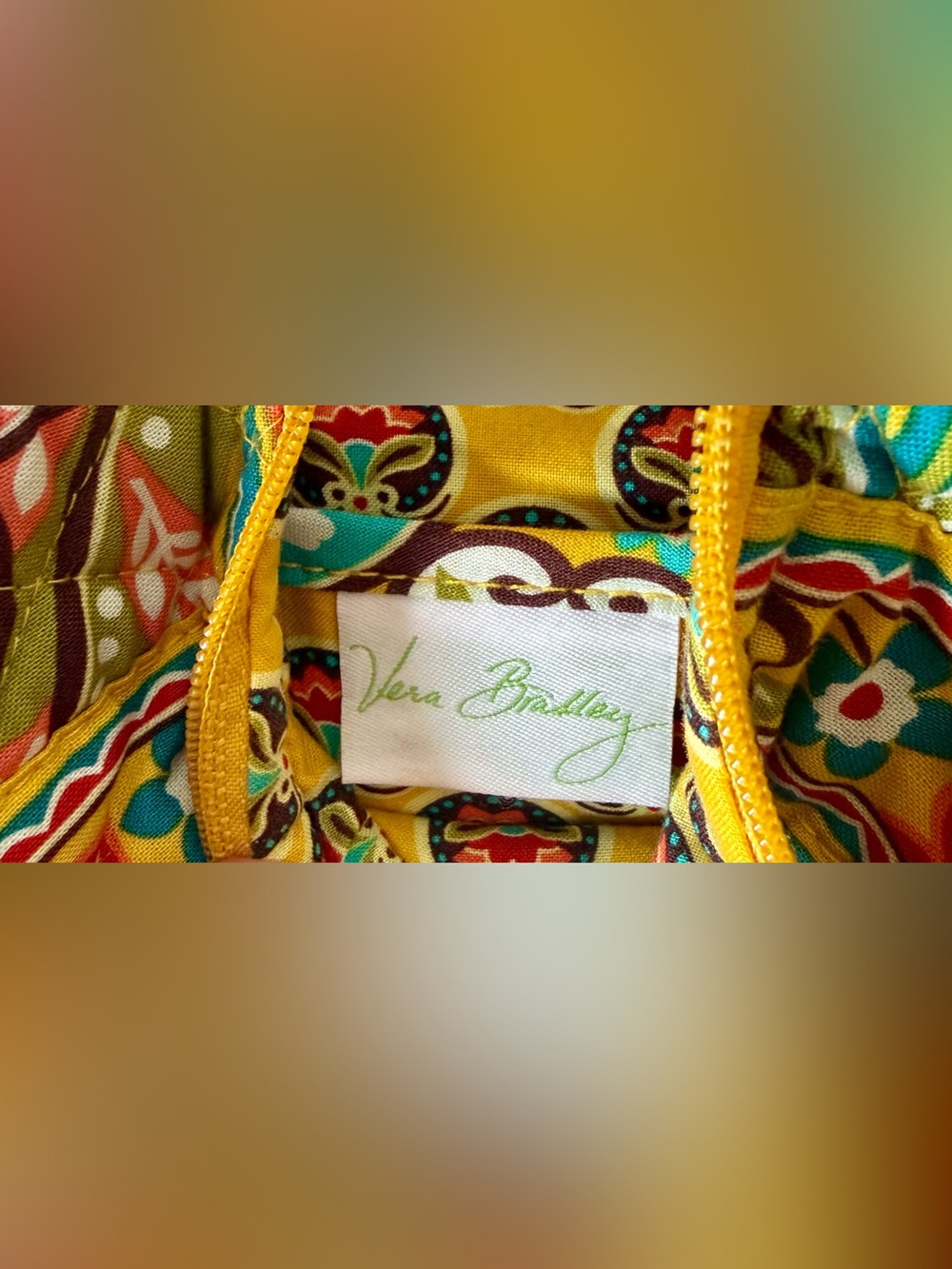 Vera Bradley Provençal pattern Quilted Floral Crossbody - Picture 2 of 7